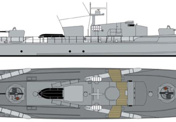 RSN Macca [Fast Attack Boat] - Saudi - drawings, dimensions, figures